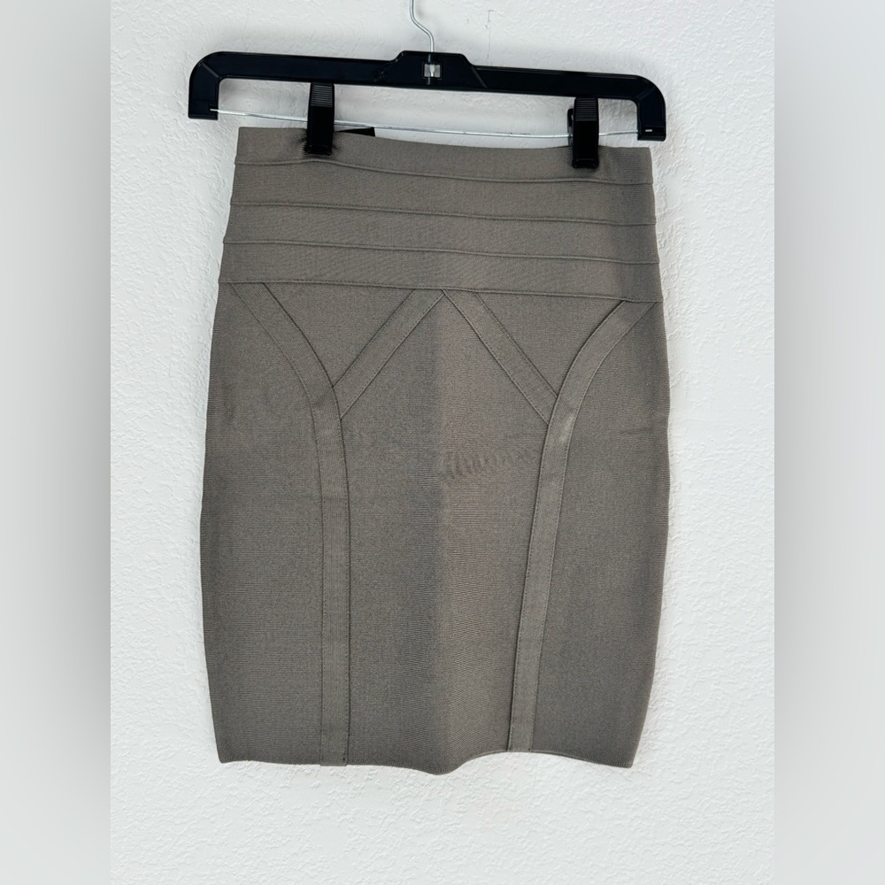 BEBE Olive Pencil Skirt